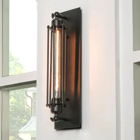 Industrial Iron Sconce